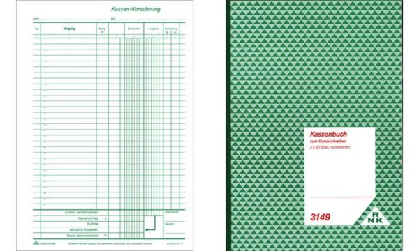 Image RNK Verlag Kassenbuch, DIN A4, ohne Umsatzsteuererfassung (6530062)