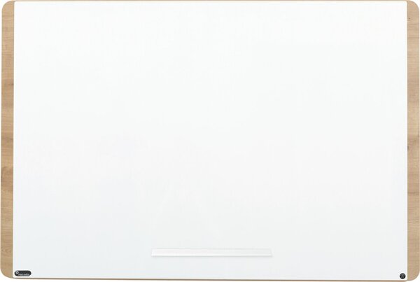 Image Schreibtafel NAT6421 lackiert Design-Whiteboard in edler Holzoptik