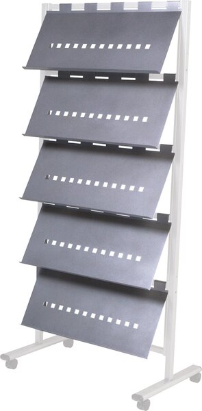 Image Regalböden für Prospektständer 8320 Beidseitig nutzbar, magnetische Fläche