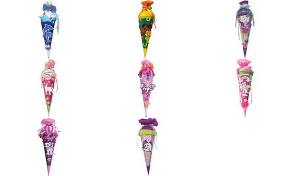 Image ROTH Schultüten-Bastelset Einhorn , 6-eckig, 680 mm (57500095)