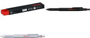 Image ROTRING 600 Multipen 3in1 silber Feinminenstift Kugelschr. bl/rot