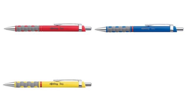 Image ROTRING Druckkugelschreiber Tikky, weiss Strichfarbe: blau, Strichstärke: M, ge