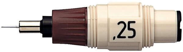 Image ROTRING Ersatz-Zeichenkegel für isograph 0,25 mm Farbcode: weiß (S0218170)
