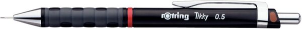 Image ROTRING Feinminenstift Tikky Schwarz 0,5 mit Farbcode 12 Stk
