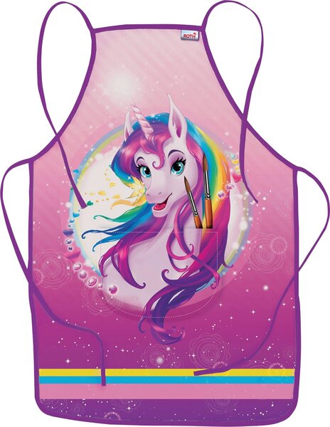 Image ROTH Malschürze "Einhornportait", mit Bauchtasche