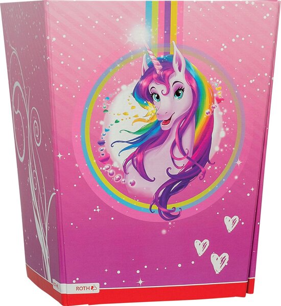 Image ROTH Papierkorb "Einhornportrait", aus Karton, 10 Liter