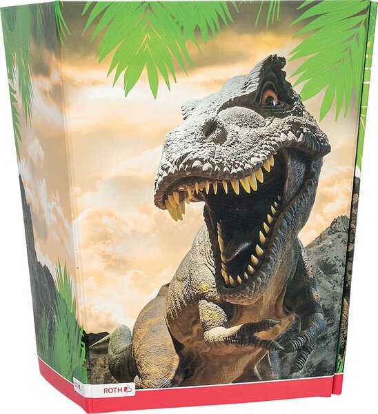 Image ROTH Papierkorb "Tyrannosaurus", aus Karton, 10 Liter