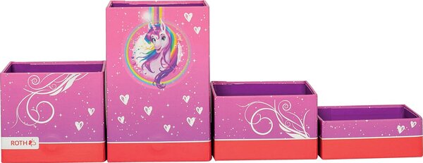 Image ROTH Multiköcher-Set "Einhornportrait", aus Karton, 4 Fächer