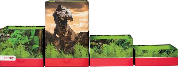 Image ROTH Multiköcher-Set "Tyrannosaurus", aus Karton, 4 Fächer