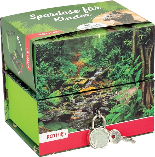Image ROTH Spardose "Tyrannosaurus", mit Magnet und Schloss