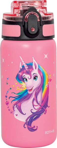 Image ROTH Isolier-Trinkflasche "Einhornportrait", 350 ml