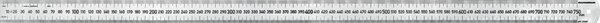 Image Rumold Premium Stahllineal 750 mm aus rostfreiem Edelstahl, mit 0-Punkt an