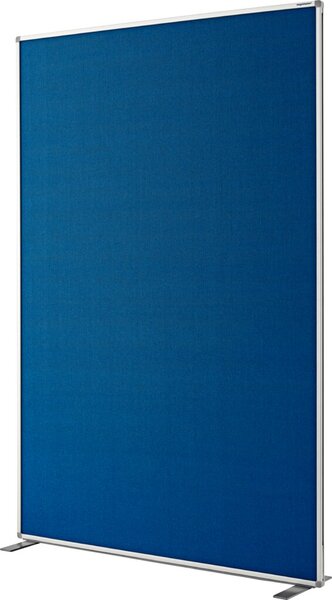 Image Raumteiler Textil, blau mit T-Fuß 1800x1250mm350mm, Alurahmen