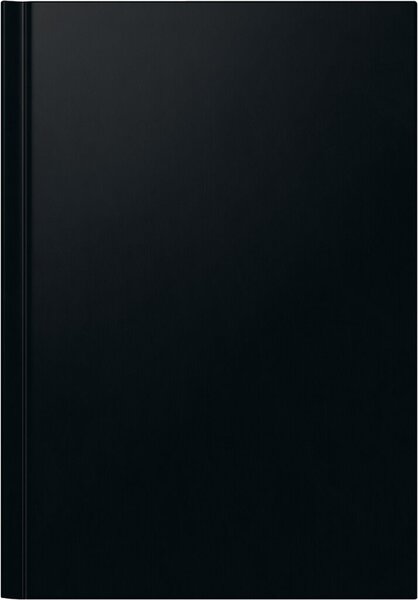 Image Rido Buchkalender 1Tag/2Seiten Ultraplan, schwarz, 19x27,5cm