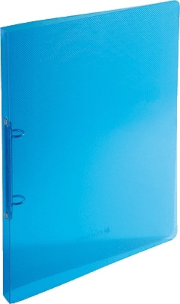 Image Ringbuch A4 2-Ring 15mm PP transparent blau