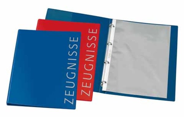 Image Ringbuch A4 Zeugnisse w-rot 4-Ring 16mm
