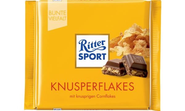 Image Ritter SPORT Tafelschokolade KNUSPE RFLAKES, 100 g (9540042)
