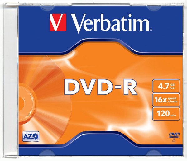 Image Rohling DVD-R 4,7 GB/120Min. 16-fach in Jewel case