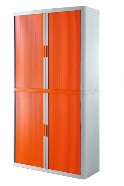 Image Rolladenschrank Stecksystem easyOffice weiss / orange 2m