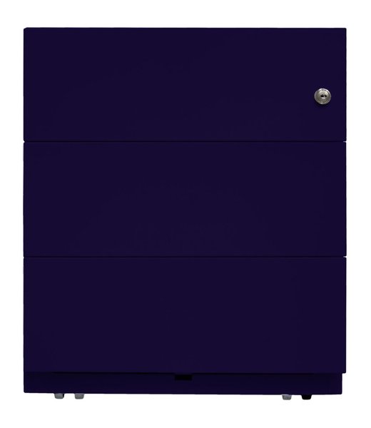 Image Rollcontainer Note geradliniges Design, blau
