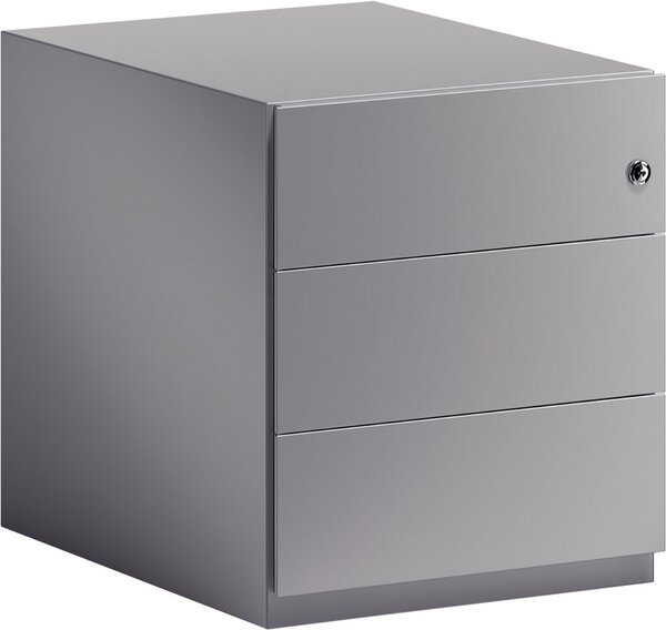 Image Rollcontainer Note geradliniges Design, silber