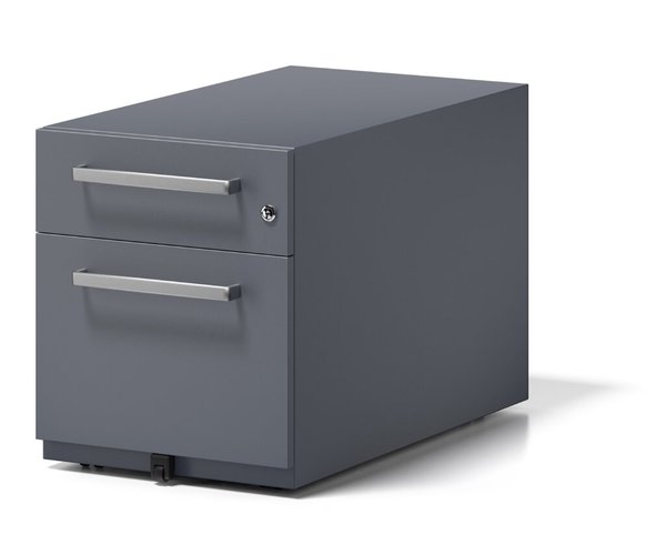 Image Rollcontainer Note mitGriff anthrazit, 1 Universalschublade
