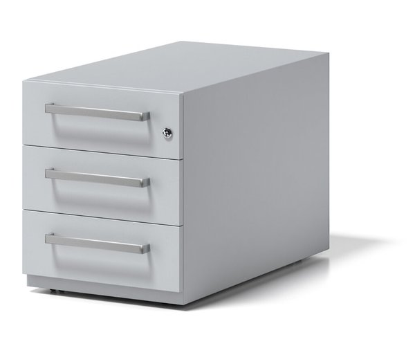 Image Rollcontainer Note mitGriff lichtgrau, 3 Universalschubladen