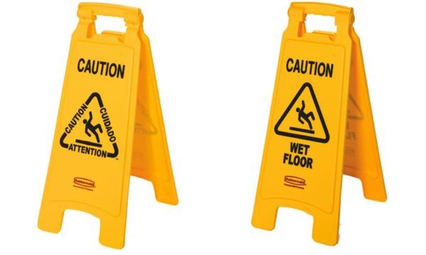 Image Rubbermaid Warnschild Caution Wet Floor, mehrsprachig (71240141)