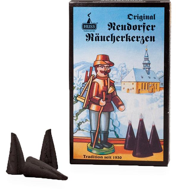 Image Räucherkerzen Neudorfer Original, schwarz, "Weihrauch" 24 Räucherkerzchen