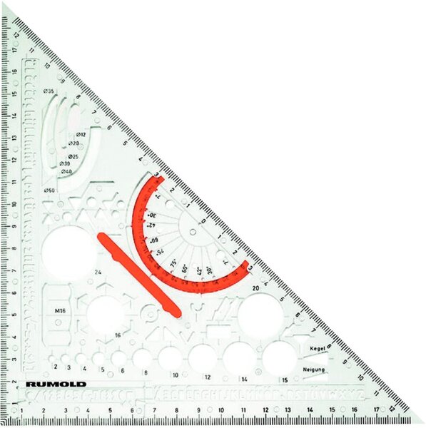 Image Rumold Techno-Dreieck aus Makrolen Für Feinminenstift 0,5mm.