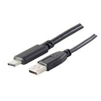 Image S-CONN 77143-3.0 3m USB A USB C Männlich Männlich Schwarz USB Kabel (77143-3.0)