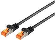 Image S-CONN TP-Patchkabel CAT 6a S/FTP Outdoor schwarz 20,0m (08-26095)