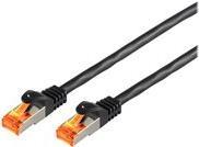 Image S-CONN TP-Patchkabel CAT 6a S/FTP Outdoor schwarz 50,0m