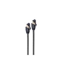 Image S-CONN shiverpeaks BASIC-S Patchkabel, Kat. 8, F/FTP, 7,5 m schwarz, RJ45 Steck