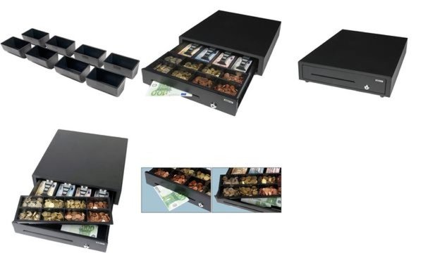 Image SAFESCAN LD-4141 - Cash Drawer - Schwarz (132-0423)