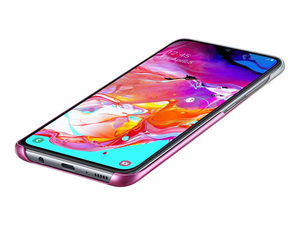 Image SAMSUNG Gradation Cover für A705F Samsung Galaxy A70 - pink (EF-AA705CPEGWW)