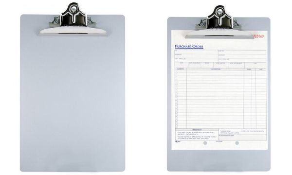 Image SAUNDERS Klemmbrett, Aluminium, mit Hängeloch, silber (5022018)