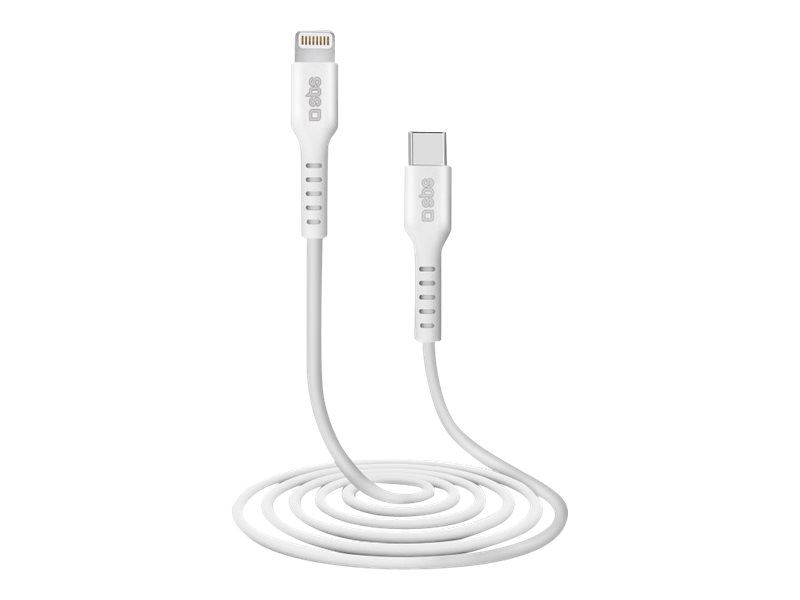 Image SBS Lightning Datenkabel mit USB Typ C-Anschluss 2 m weiß - Digital/Daten ( TEC