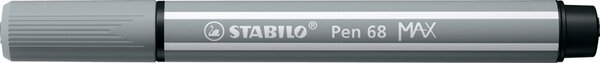 Image STABILO Fasermaler Pen 68 MAX, mittelgrau