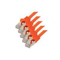 Image SCONN TP-Patchkabel S/FTP PIMF Rohkabel Cat.7 (VE5) orange 1,0m