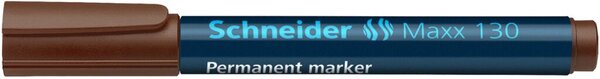 Image Schneider Permanentmarker Maxx 130 Rundspitze 1-3mm, braun