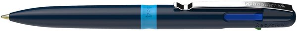 Image Kugelschreiber Take 4, blau, Refill, Schreibfarbe: schwarz, rot, blau,