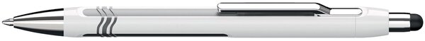 Image Kugelschreiber Epsilon Touch mit Viscoglide-Technologie, weiß/silber
