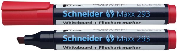 Image Boardmarker 293 mit Keilspitze, rot, geeignet für Whiteboard