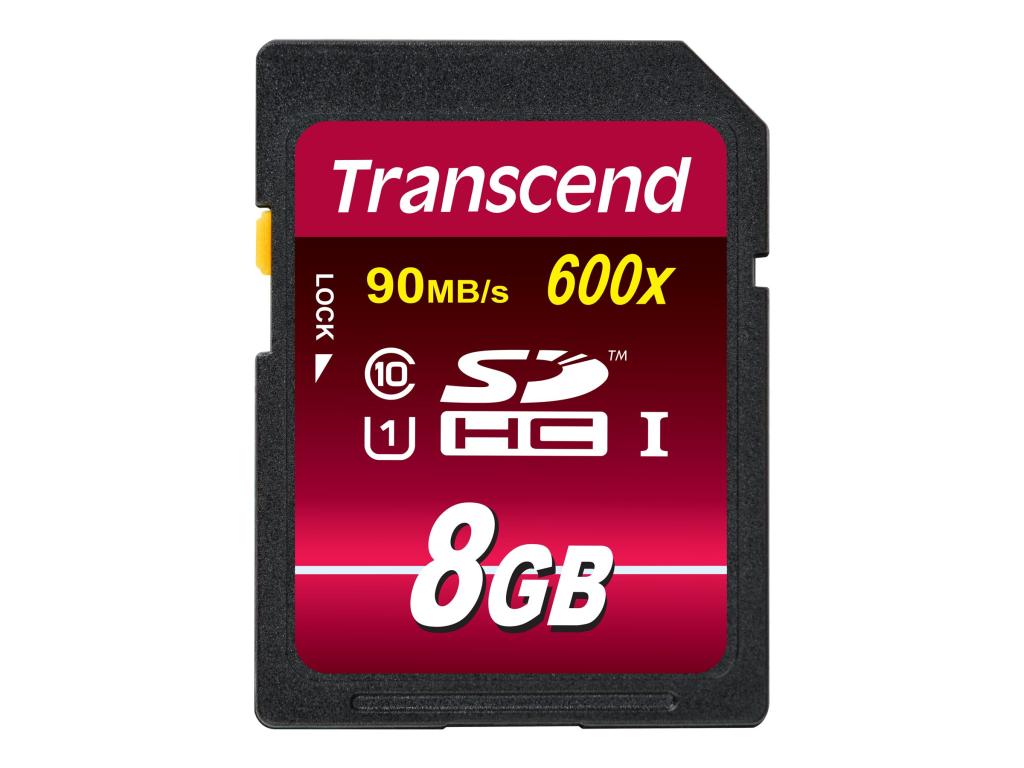 Image SDHC 8GB Card Transcend Class 10 UHS-I