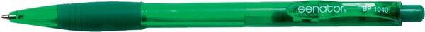 Image Senator Druckkugelschreiber grün transp. Gehäuse, Strichstärke: M