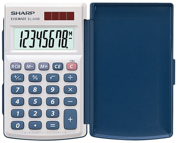 Image SHARP EL-243S CALCULATOR DUAL POWER