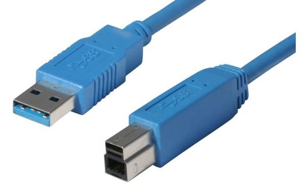 Image SHIVERPEAKS 3 m USB 3.0 - 3.0 (3.1 Gen 1) - USB A - USB B - Männlich/männlich -