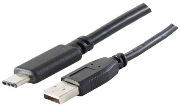 Image SHIVERPEAKS BASIC-S - USB-Kabel - USB Typ C (M) bis USB (M) - 1,8m - geformt - 