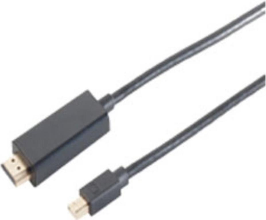 Image SHIVERPEAKS BS10-53035 DisplayPort-Kabel 2 m Mini DisplayPort HDMI Schwarz (BS1
